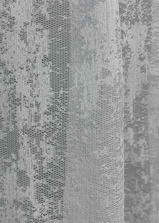 Тюль жаккард, коллекция «Мрамор Al-1», цвет серый 1664т Киев