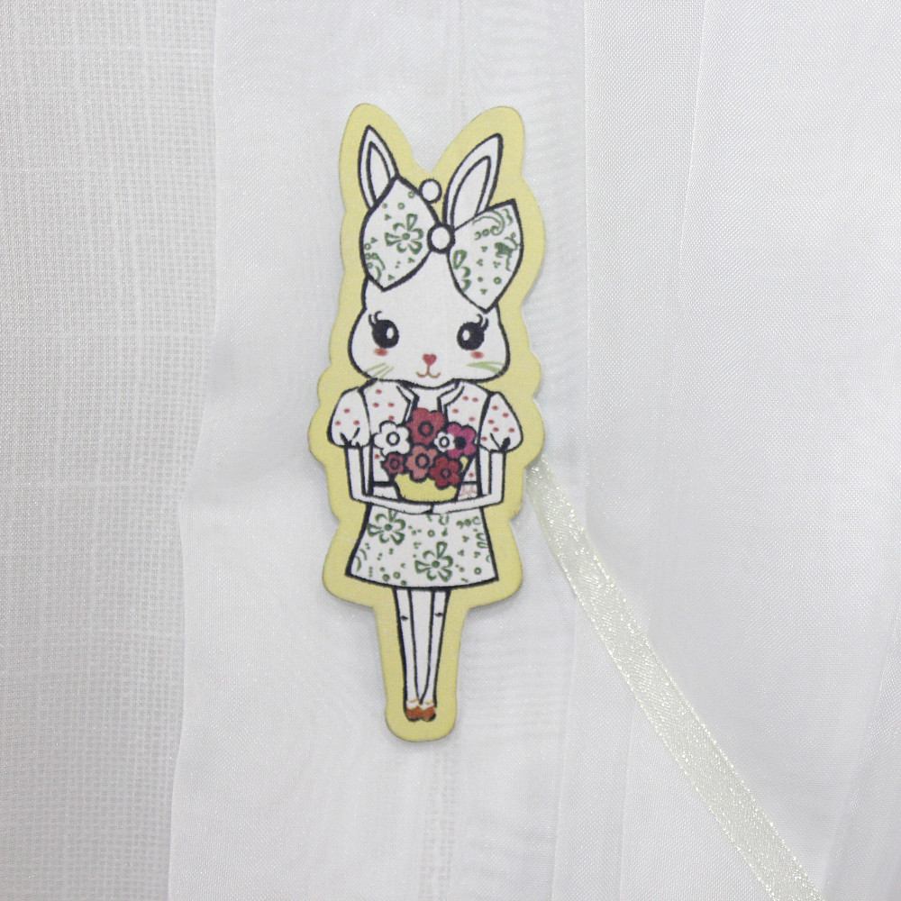 Магніти для штор і гардин (184м) Зайчик набір 2 шт Різнокольоровий (81-095) Київ - фото 2