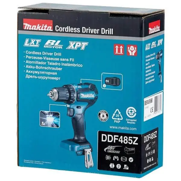 Професійний акумуляторний дриль-шурупокрут MAKITA DDF485Z : 18V, (без АКБ і зарядного) Київ - фото 7