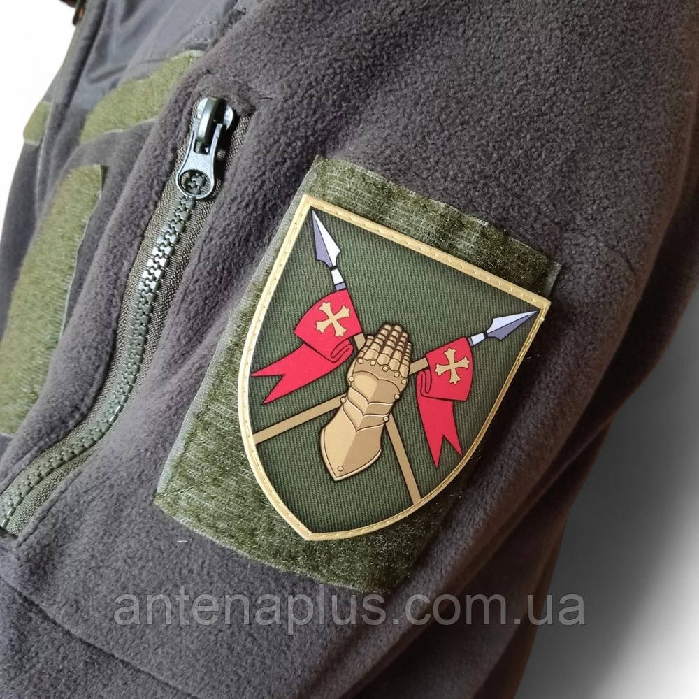 ВСУ 15 ОТБр олива шеврон / патч Киев - изображение 2