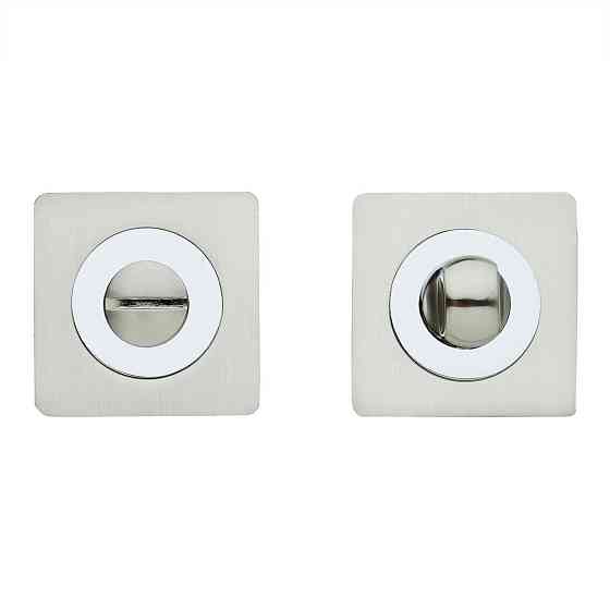 Сантехнічний фіксатор Gavrohe Z3-WC SN/CP (накладка на двері санвузла з поворотником) нікель/ хром Київ