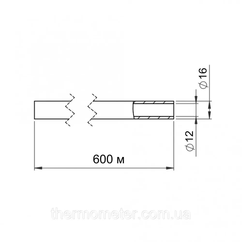 Труба для тёплого пола Thermo Alliance из сшитого полиэтилена PEX-a EVOH 16x2.0 мм (600 м) TAS00316600 Киев - изображение 2
