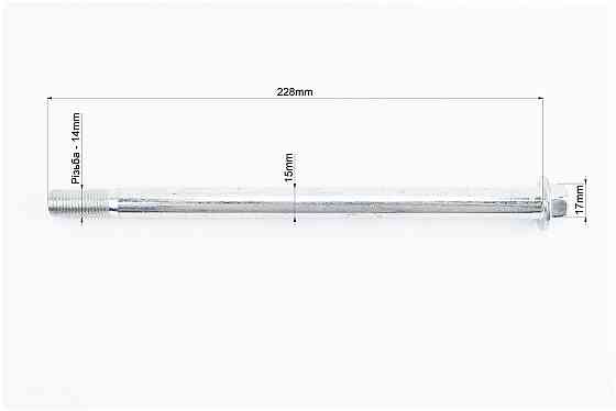 Вісь маятника d15mm; L228mm 125J Киев