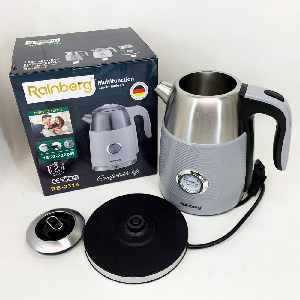 Електричний чайник з індикацією включення, Електрочайник нержавіюча сталь, Електричний чайник безшумний CZ-63 Івано-Франківськ - фото 6