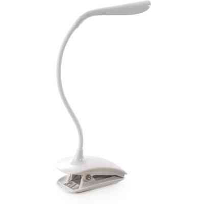 Настольная лампа ColorWay LED Flexible & Clip with built-in accumulator 500mAh (CW-DL04FCB-W) Винница