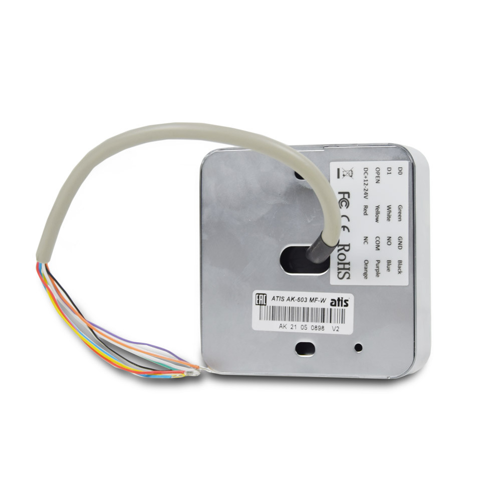 Металева кодова клавіатура вологозахищена ATIS AK-603 MF-W з сенсорними кнопками Київ - фото 3