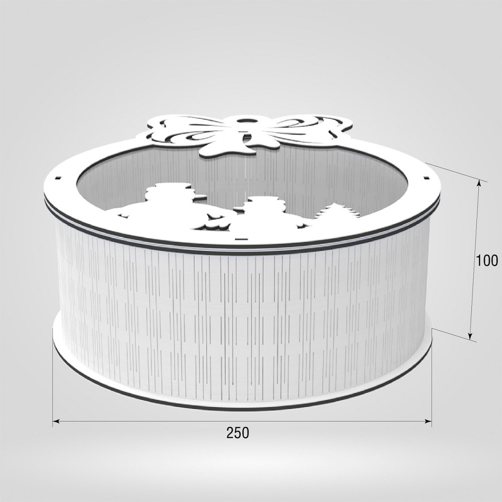 Подарункова коробка EKOSTAR d250 h100 Київ - фото 3