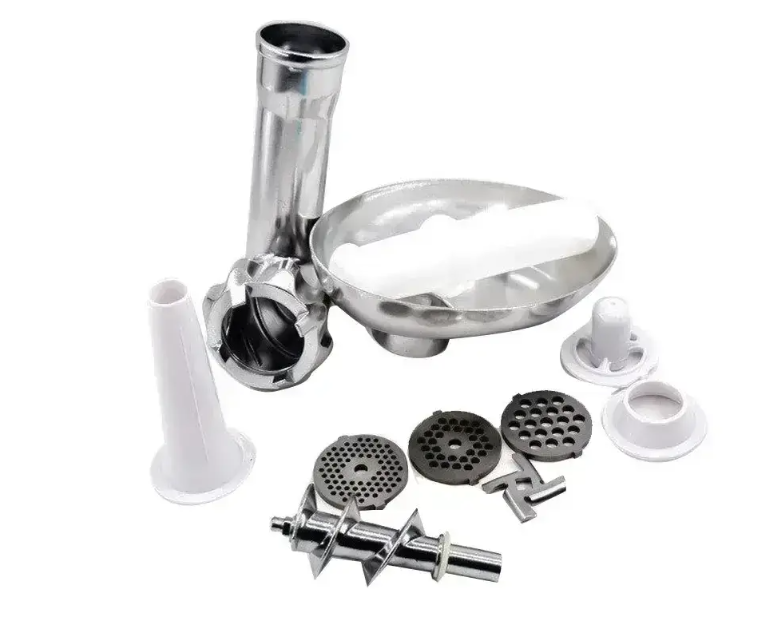 Електром’ясорубка DOMOTEC MS-2017 W/R 2500Вт, реверс, насадки для кеббе та ковбас, 3 решітки Одеса - фото 4