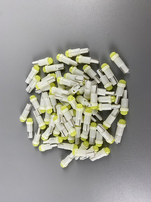 Лампа LED автомобільна робоча 12V COB chip цоколь Т5, освітлення панелі приладів Мукачево - фото 6