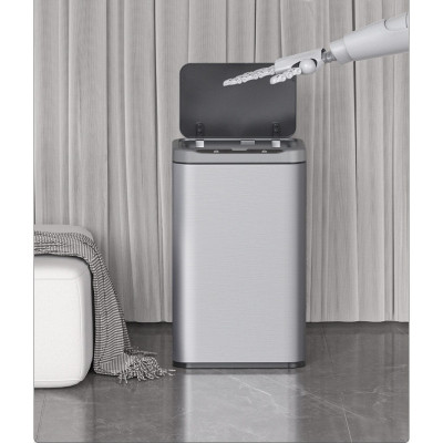 Контейнер для сміття JAH Сенсорний Срібний металік 13 л (20254) Вінниця - фото 11