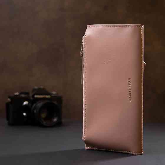 Женский кошелек GRANDE PELLE 11360 Розовый Киев