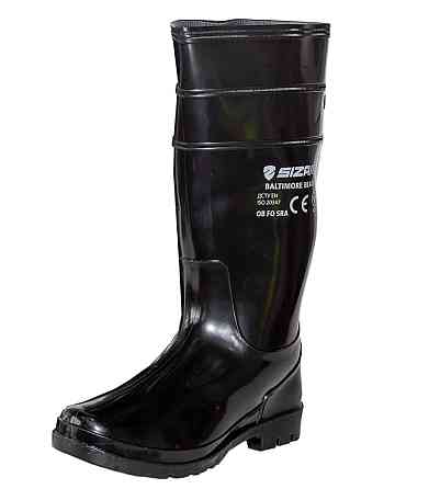 Sizam чоботи робочі захисні з ПВХ, розмір 36, Baltimore Light Black 36339 Рівне
