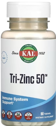 Цинк хелатный КАL Zinc 50 90 tabs Киев - изображение 1