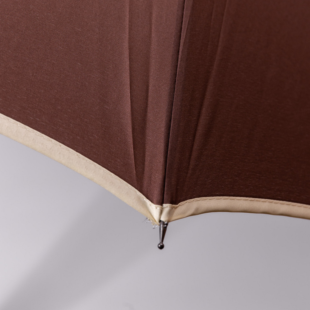 Класичний зонт-трость з чохлом, коричневий Київ - фото 4