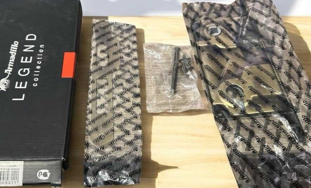Замок Armadillo LH 25-50 AB BOX ригель+защёлка (бронза,нікель,золото) Харків - фото 4
