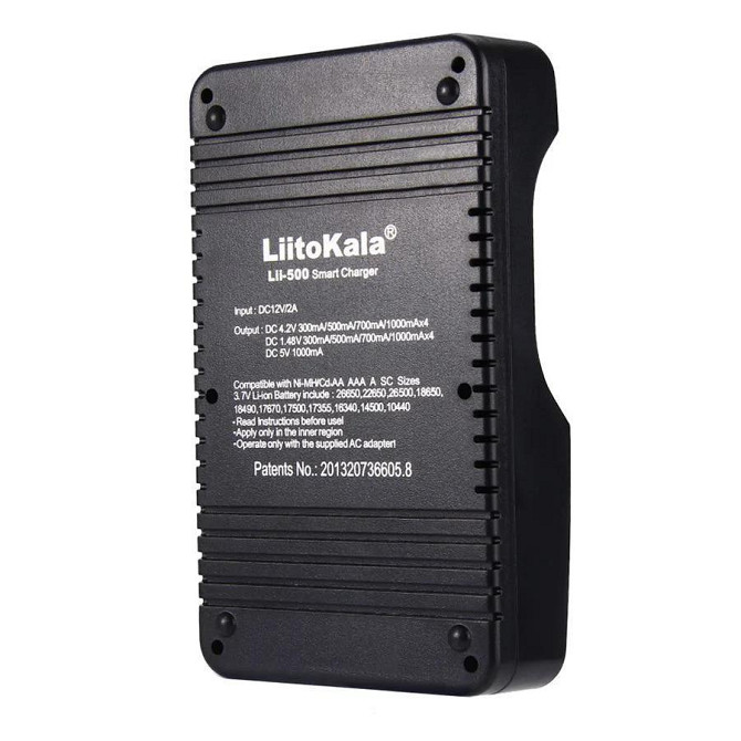 Заряднoe устройство Liitokala Lii-500 на 4 канала (для Ni-MH, Ni-CD, Li-Ion) с блоком питания + автоадаптер Винница - изображение 8