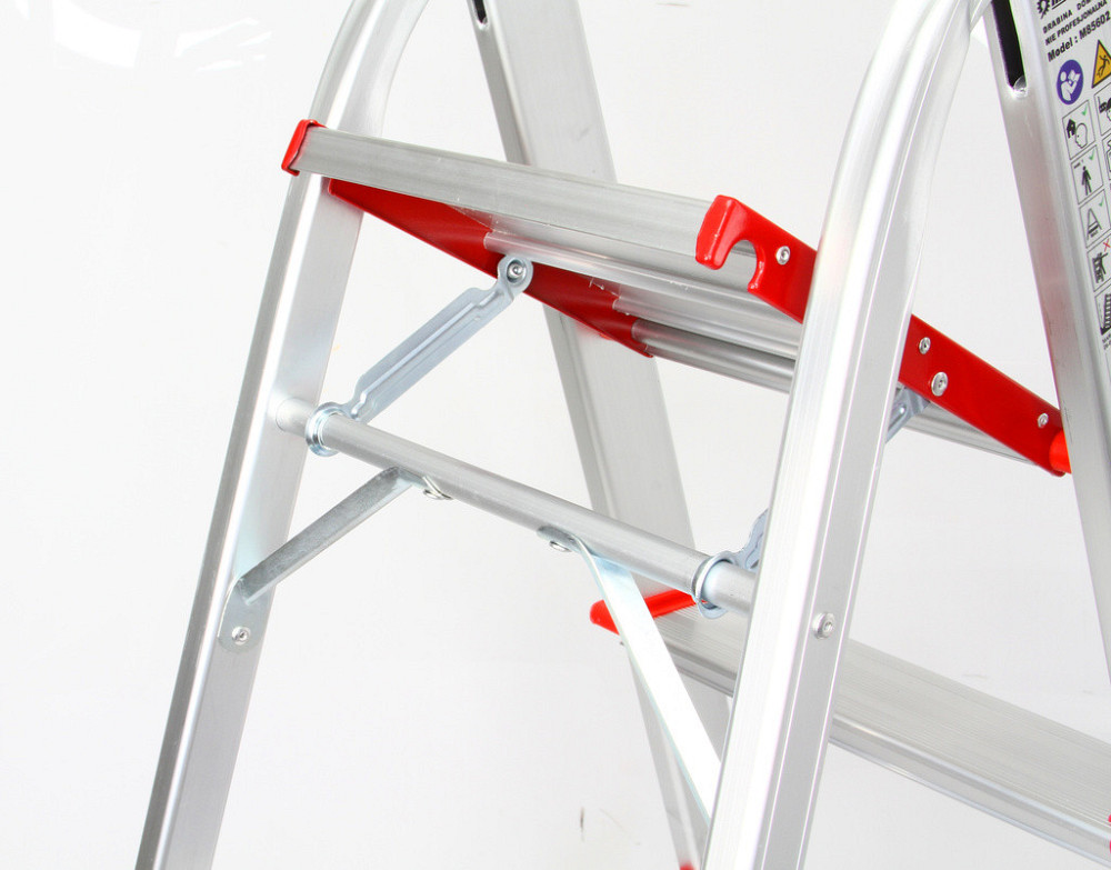 Алюминиевая стремянка лестница двусторонняя 5 ступенек до 150 кг Mar-Pol (M85602) Нововолынск - изображение 4