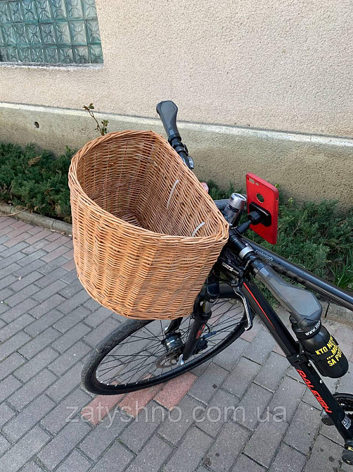 Велосипедная корзина из лозы на руль Киев - изображение 2