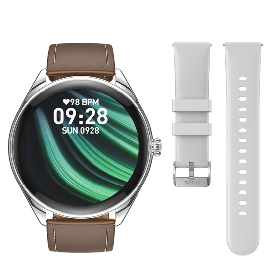 Смарт-часы HOCO Y22 AMOLED 36mm. 200 mAh. IP67 Silver Киев