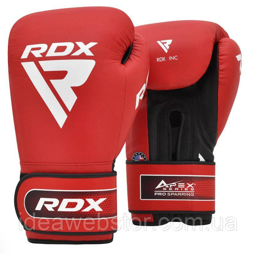 Перчатки для бокса RDX A5 Apex Red тренировочные для спарринга 14 ун. Киев - изображение 7
