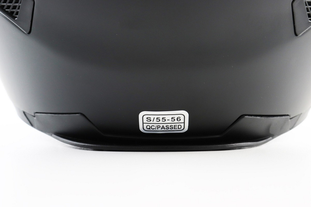 Шолом інтеграл, закритий+окуляри BLD-М61 S (55-56см), ЧОРНИЙ матовий Киев - изображение 8