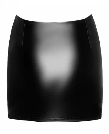 Спідниця Noir Handmade F345 Powerwetlook skirt with garter - M Львов