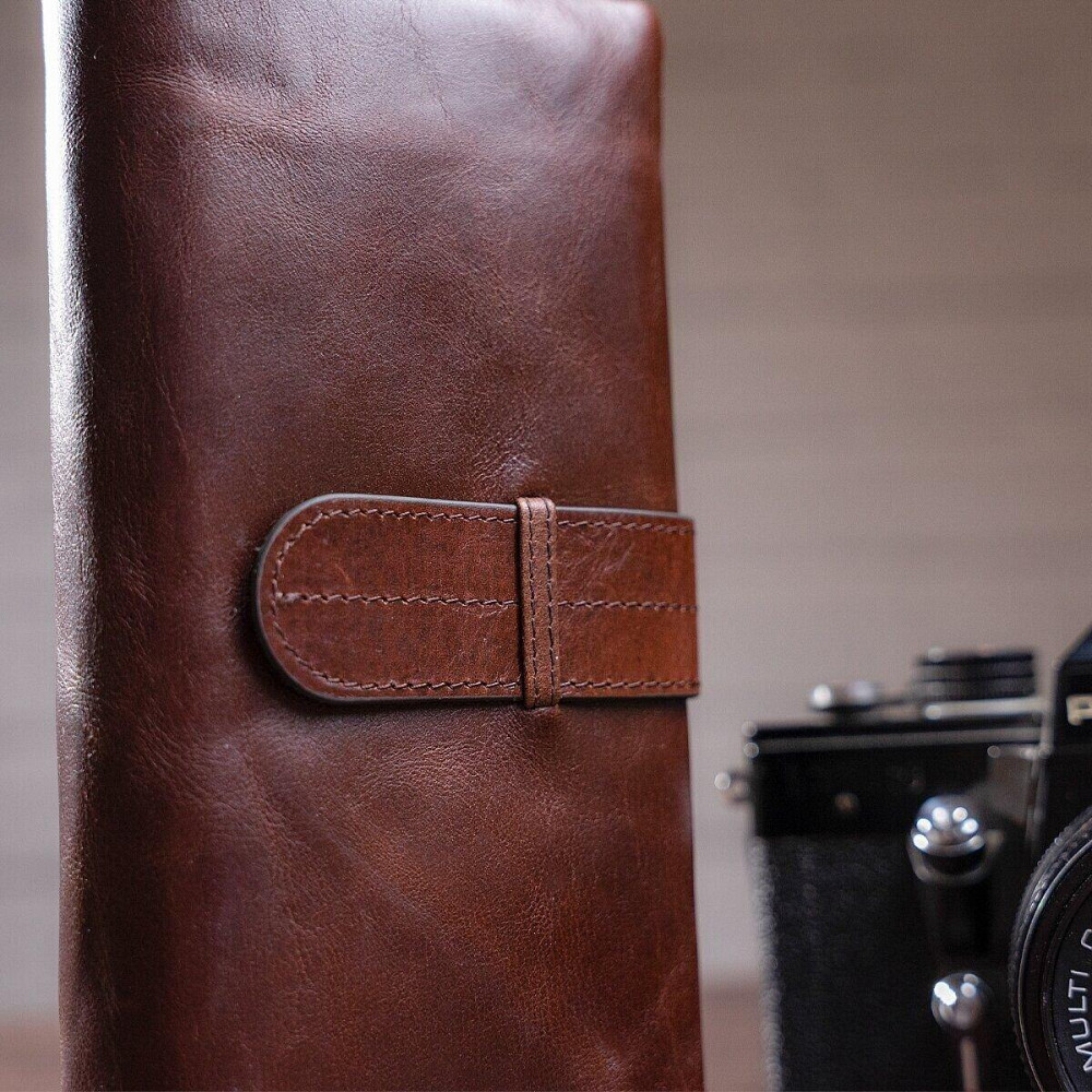 Кошелек универсальный Vintage 14912 Коричневый Киев - изображение 7