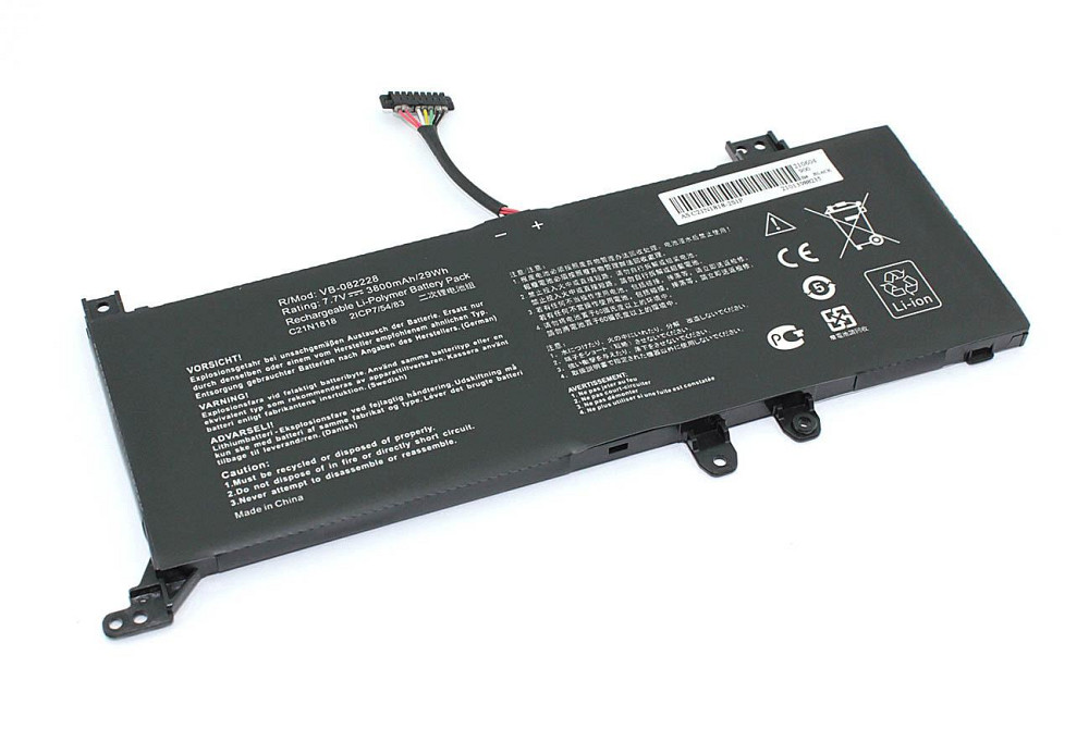 Аккумулятор для ноутбука Asus C21N1818 A412FA 7.7V Black 3800mAh OEM Винница - изображение 1