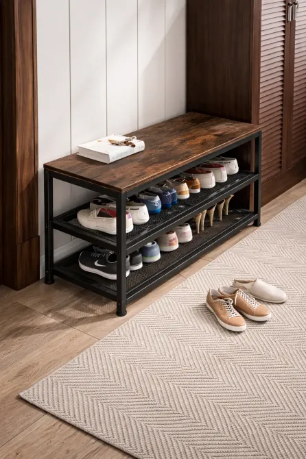 Универсальная тумба-полка для обуви и хранения вещей / Тумба в прихожую 100×30×45 см Коломия - фото 1