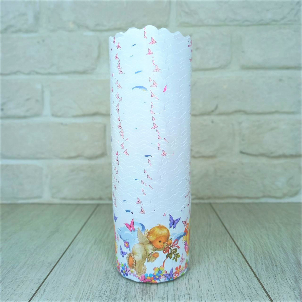 Паперова форма для пасок 70–100 г, d70×h85 мм, асорті, упаковка 50 шт, для випічки великодніх пасок Харків - фото 4