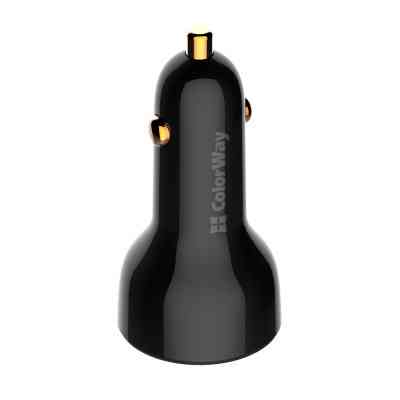 Зарядное устройство ColorWay Power Delivery PPS USB (USB-A + USB-C) (100W) Black (CW-CHA044PD-BK) Винница