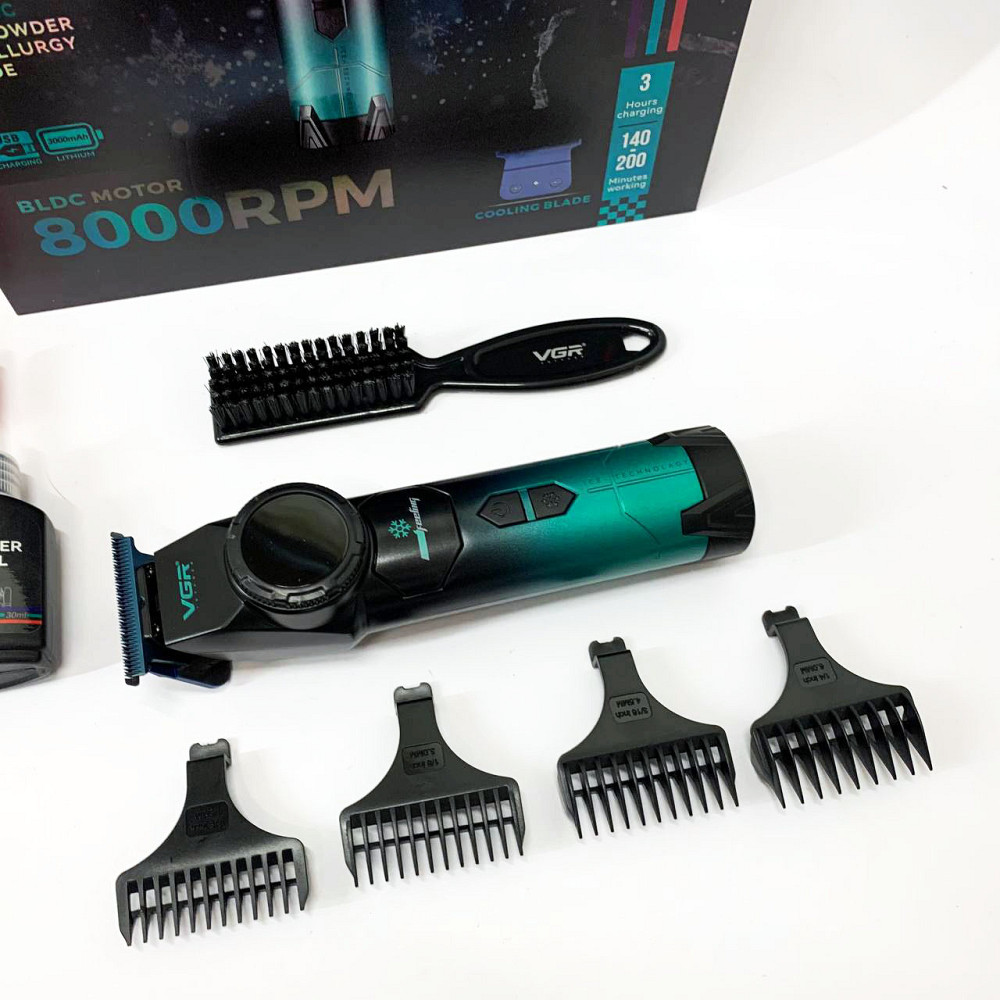 Машинка для стрижки окантовки, Машинка для стрижки волосся з універсальним живленням XM-96 Львів - фото 9