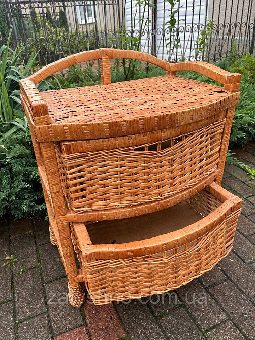 Комод плетений на 2 шухляди дутий Київ - фото 1