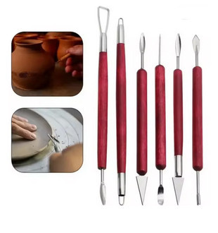 Набор инструментов для глины скульптуры набор 6 шт Киев - изображение 1