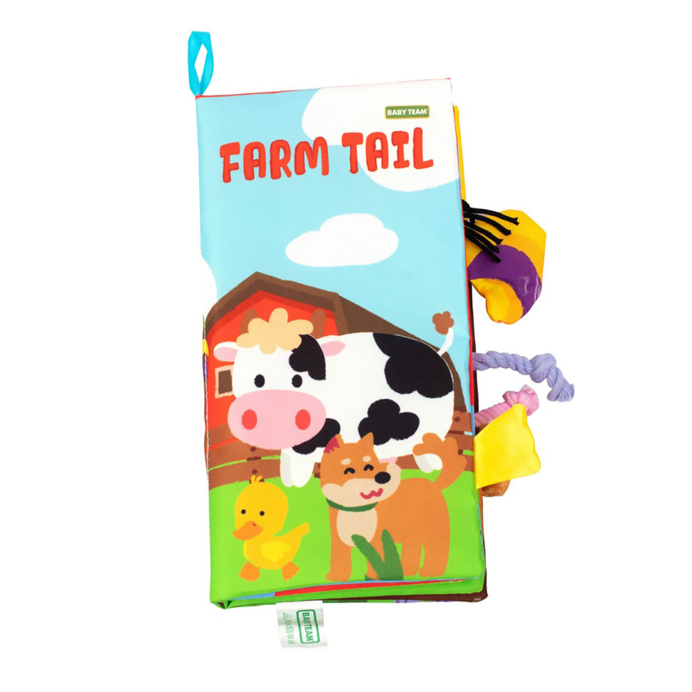 Дитяча книжечка шуршалочка "Свійські тварини" 8725_свійські_тварини Вінниця - фото 1