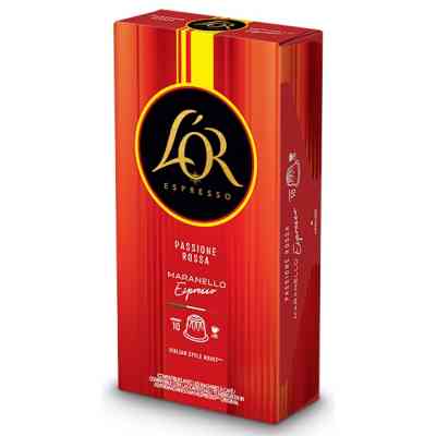 Кофе L'OR Passione Rossa Espresso Maranello в капсулах 10 шт (8711000579022) Винница