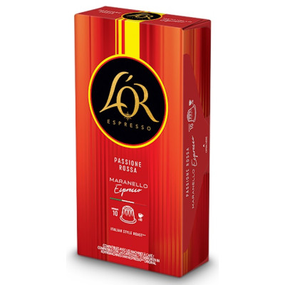 Кофе L'OR Passione Rossa Espresso Maranello в капсулах 10 шт (8711000579022) Винница - изображение 2