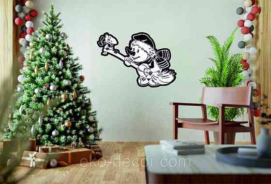 Декоративне настінне Панно «Сніговик», Декор на стену Київ