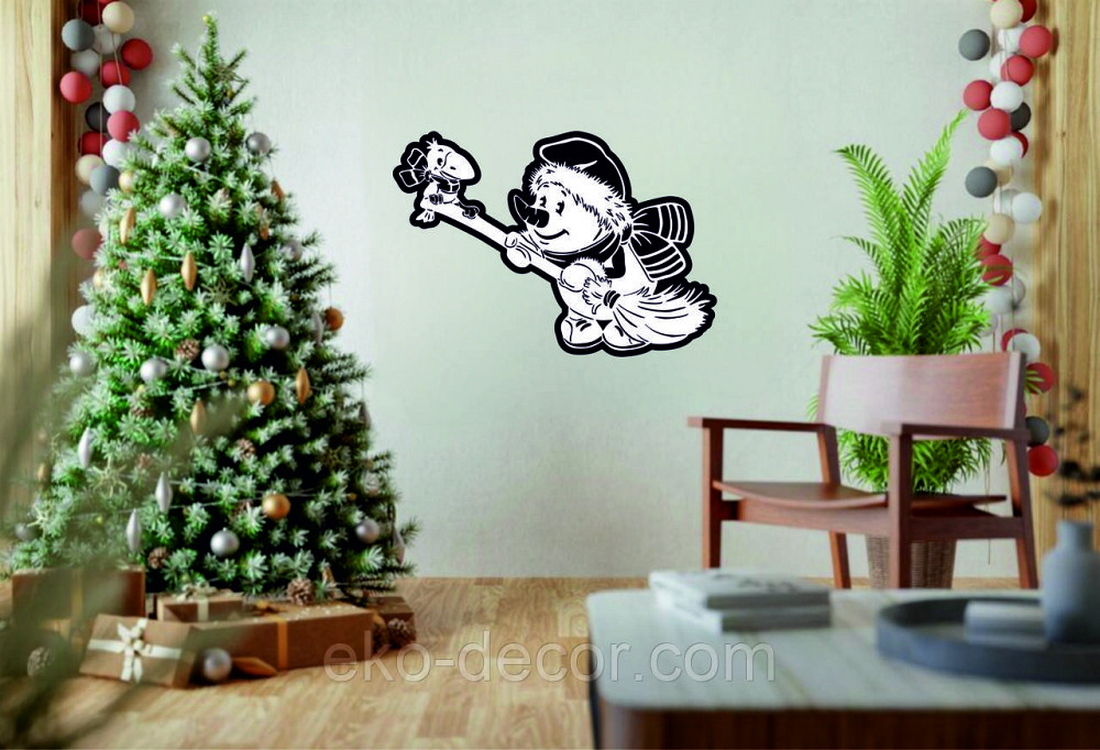 Декоративне настінне Панно «Сніговик», Декор на стену Київ - фото 3