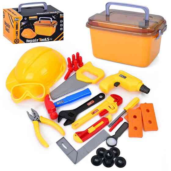 Ігровий набір інструментів "Repair Tools" H-566 каска, ящик, молоток Вінниця