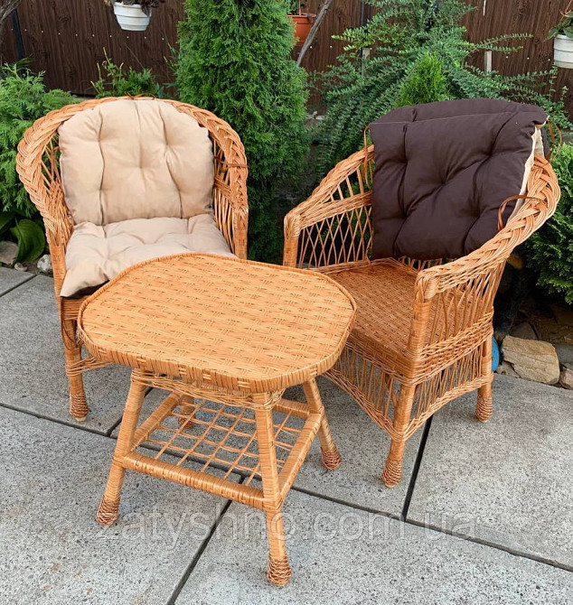 Меблі садові, набір з двосторонніми накидками Київ - фото 1