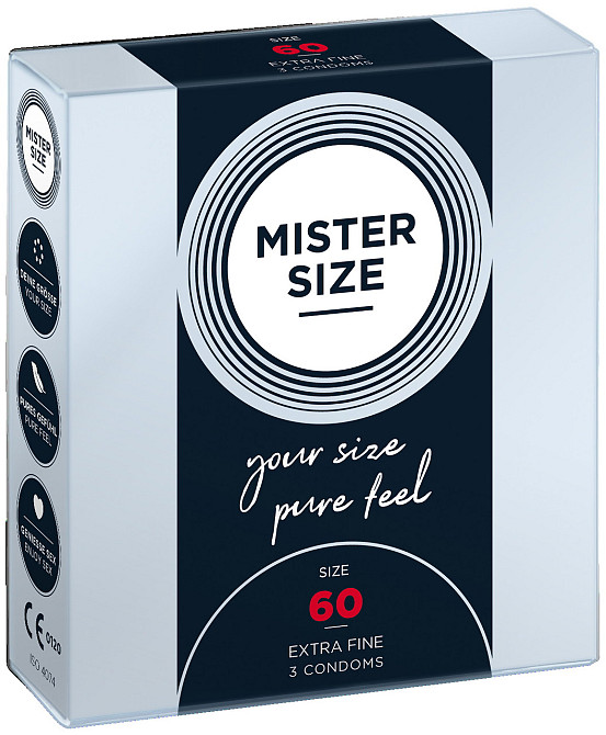 Презервативы Mister Size 60 mm (3 шт) Sex Aura Киев - изображение 3