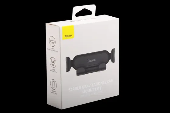 Подставка под телефон на обдув на шарнире Baseus Stable Gravitational Lite Винница