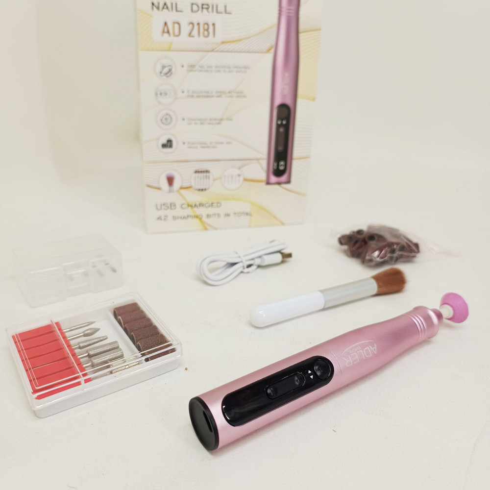 Портативный фрезер для ногтей Adler, Фрезер для маникюра для начинающих Фрейзер ногтей MG-76 Львов - изображение 9