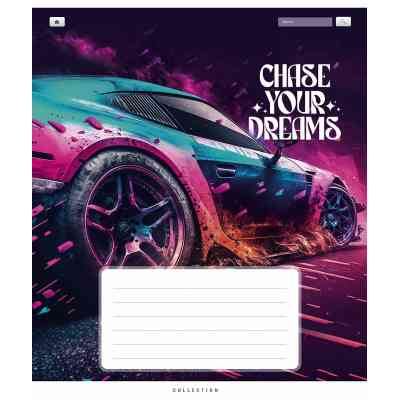 Зошит Школярик Chase your dreams 18 аркушів клітинка (018-3510K) Вінниця