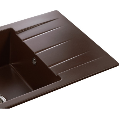 Мойка кухонная GRANADO NAVIA marron з сифоном (775*495mm.) (gr3806) Винница - изображение 4