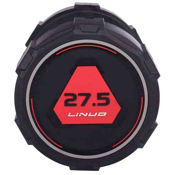Гантель 27.5 кг цільна професійна LI NUO-3618-27_5 Київ