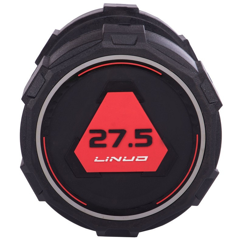 Гантель 27.5 кг цільна професійна LI NUO-3618-27_5 Київ - фото 3