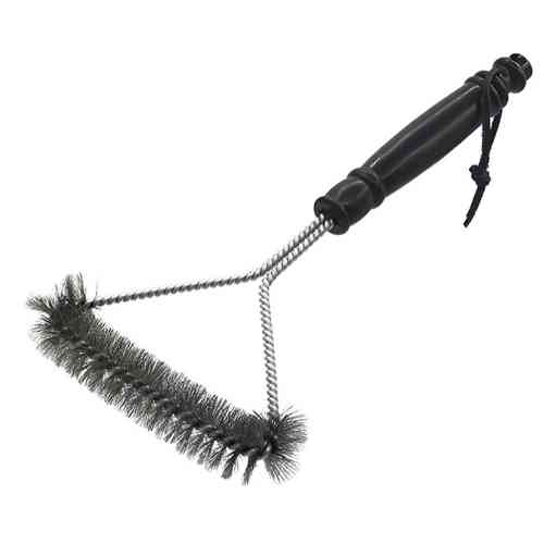 Щітка для очищення гриля BBQ T-подібна з ручкою, тристороння, сталь Вінниця