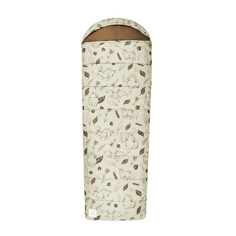 Спальний мішок Naturehike MT180 CNH22SD015, правий, бежевий з принтом Киев - изображение 1